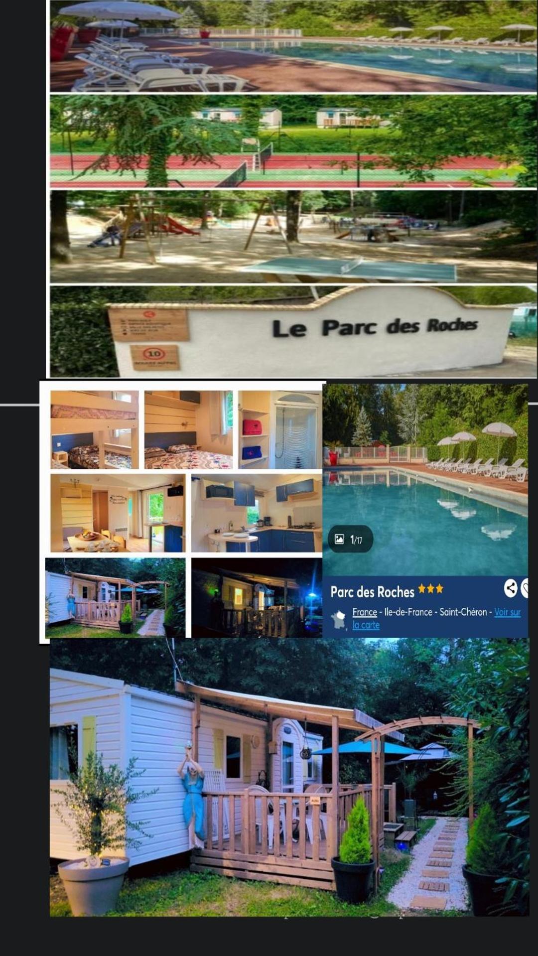 Camping Marvilla Parks -Parc Des Roches 91530 Saint-Chéron 외부 사진
